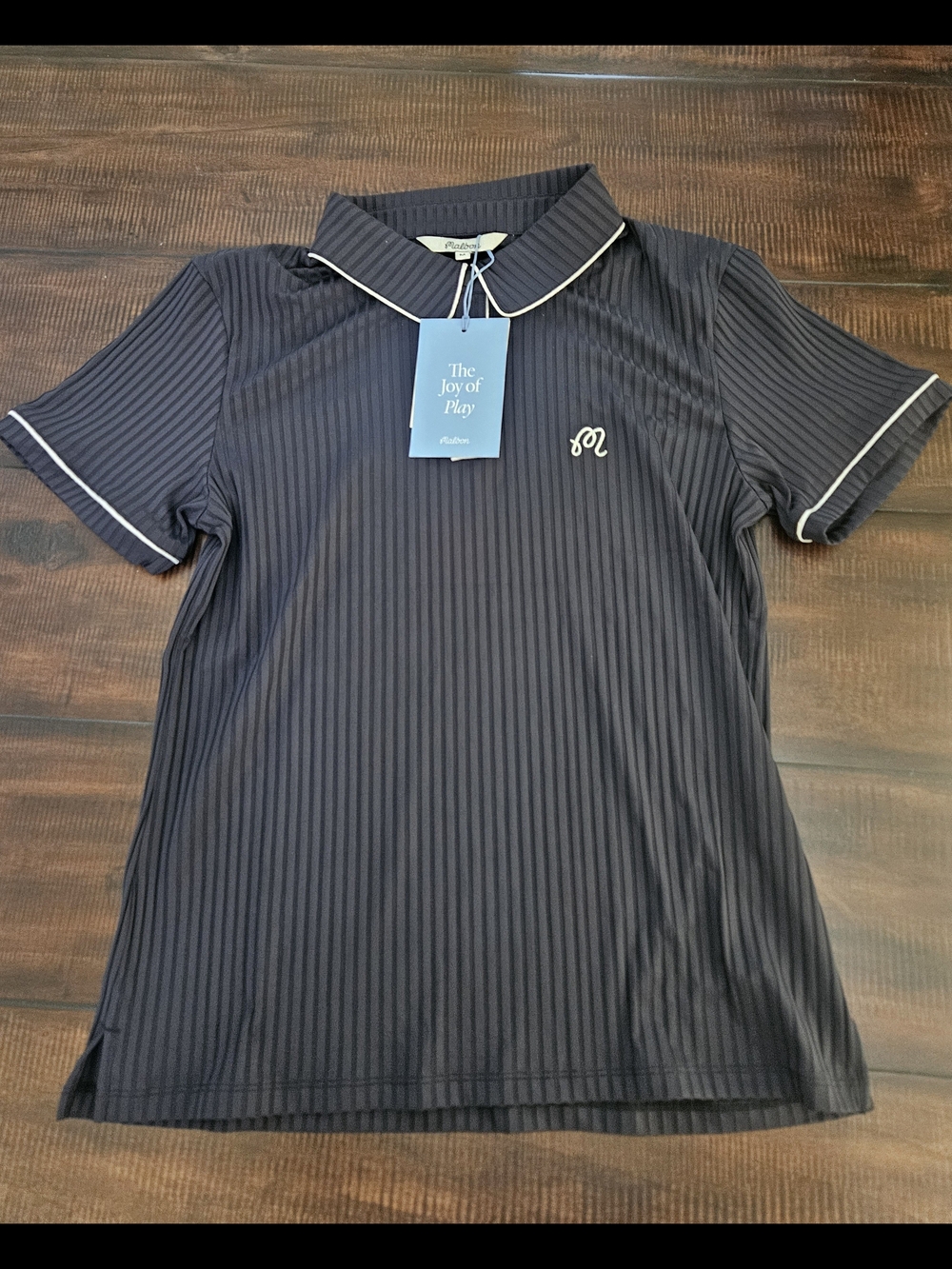 NWT Malbon Anna Piped Trim Polo Shirt - Picture 5 of 6